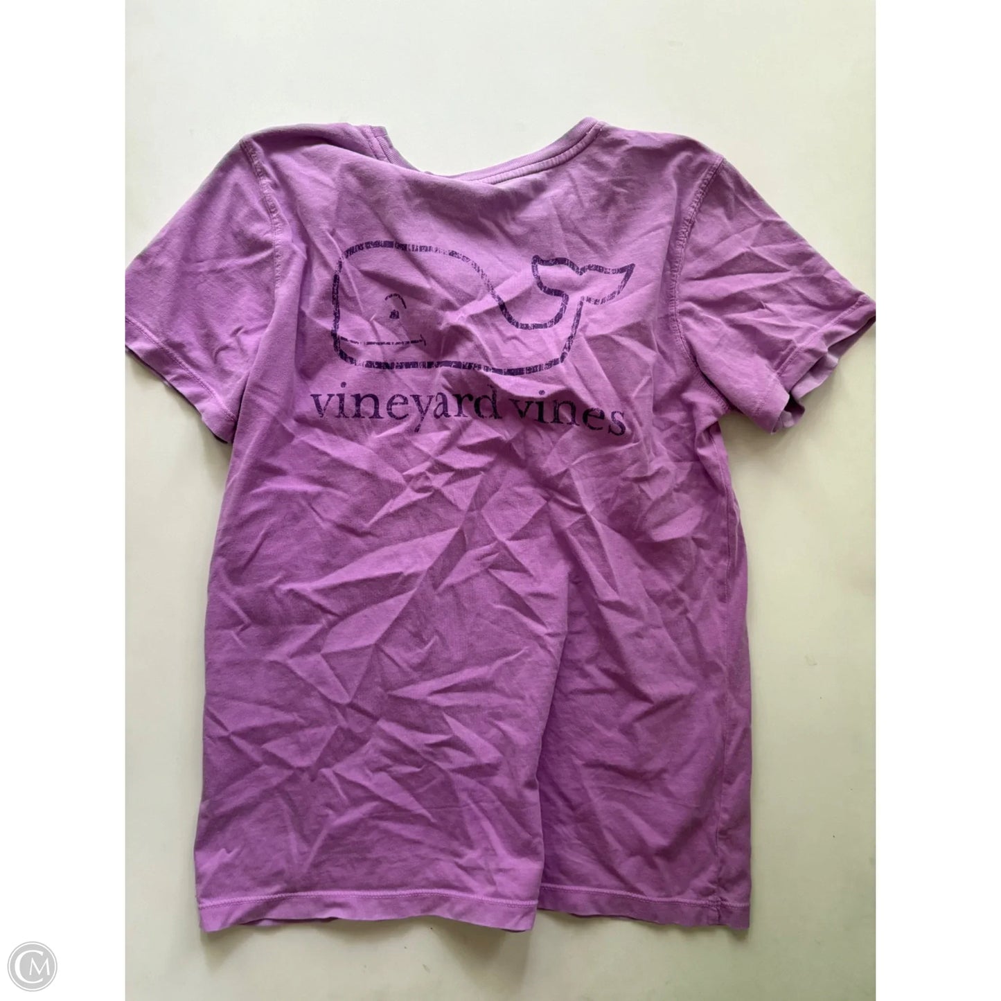 Blouse Short Sleeve By Vineyard Vines In Purple, Size: M