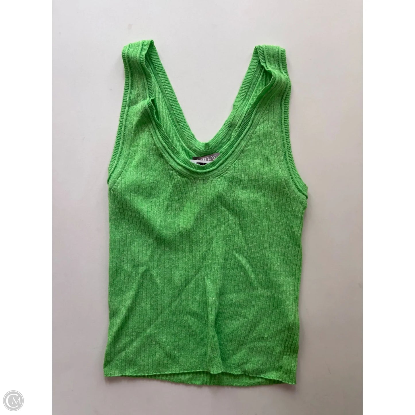 Tank Top By J. Crew In Green, Size: M
