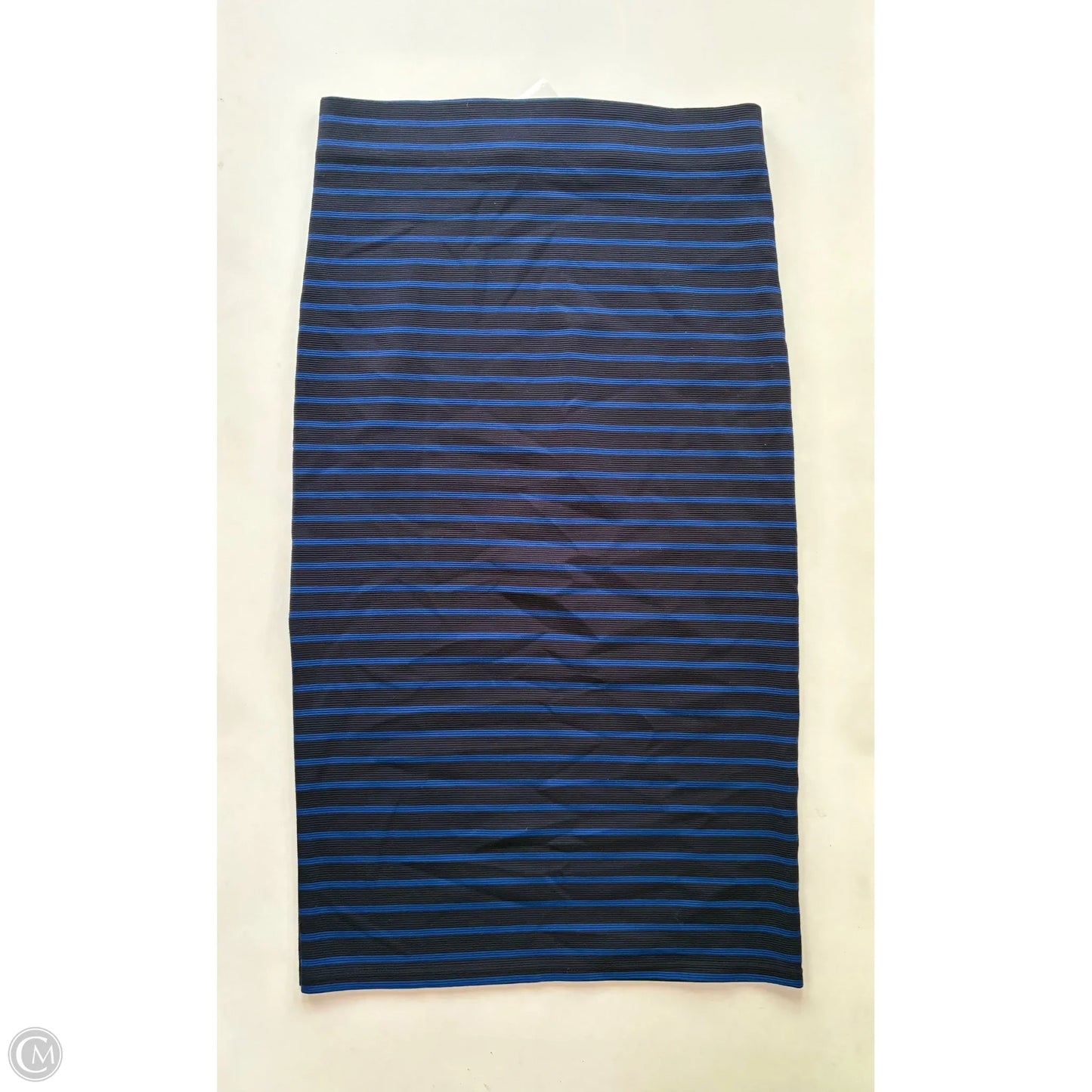 Skirt Mini & Short By Loft In Striped Pattern, Size: M