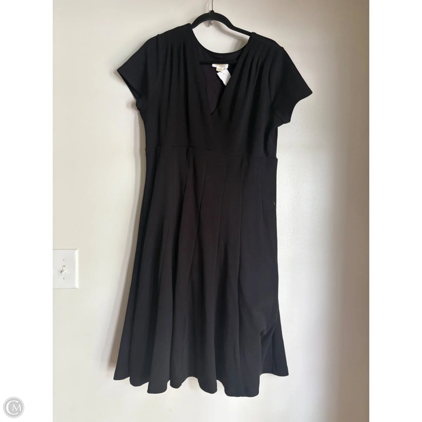 Dress Casual Midi By Maeve In Black, Size: Xl