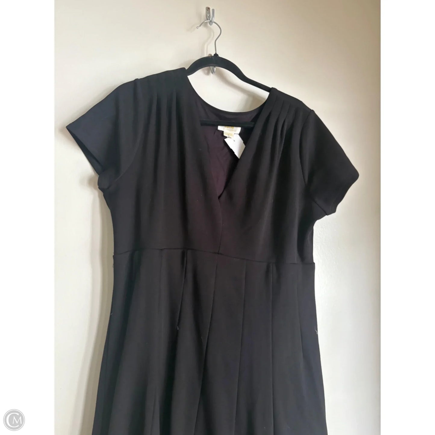 Dress Casual Midi By Maeve In Black, Size: Xl