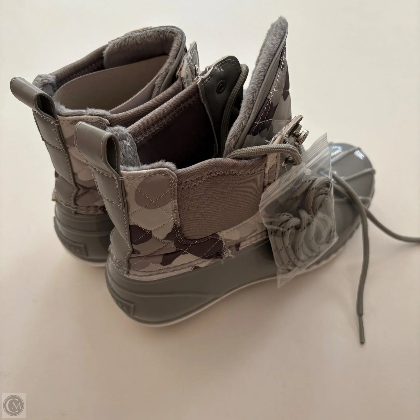 Boots Combat By Tommy Hilfiger In Grey, Size: 8