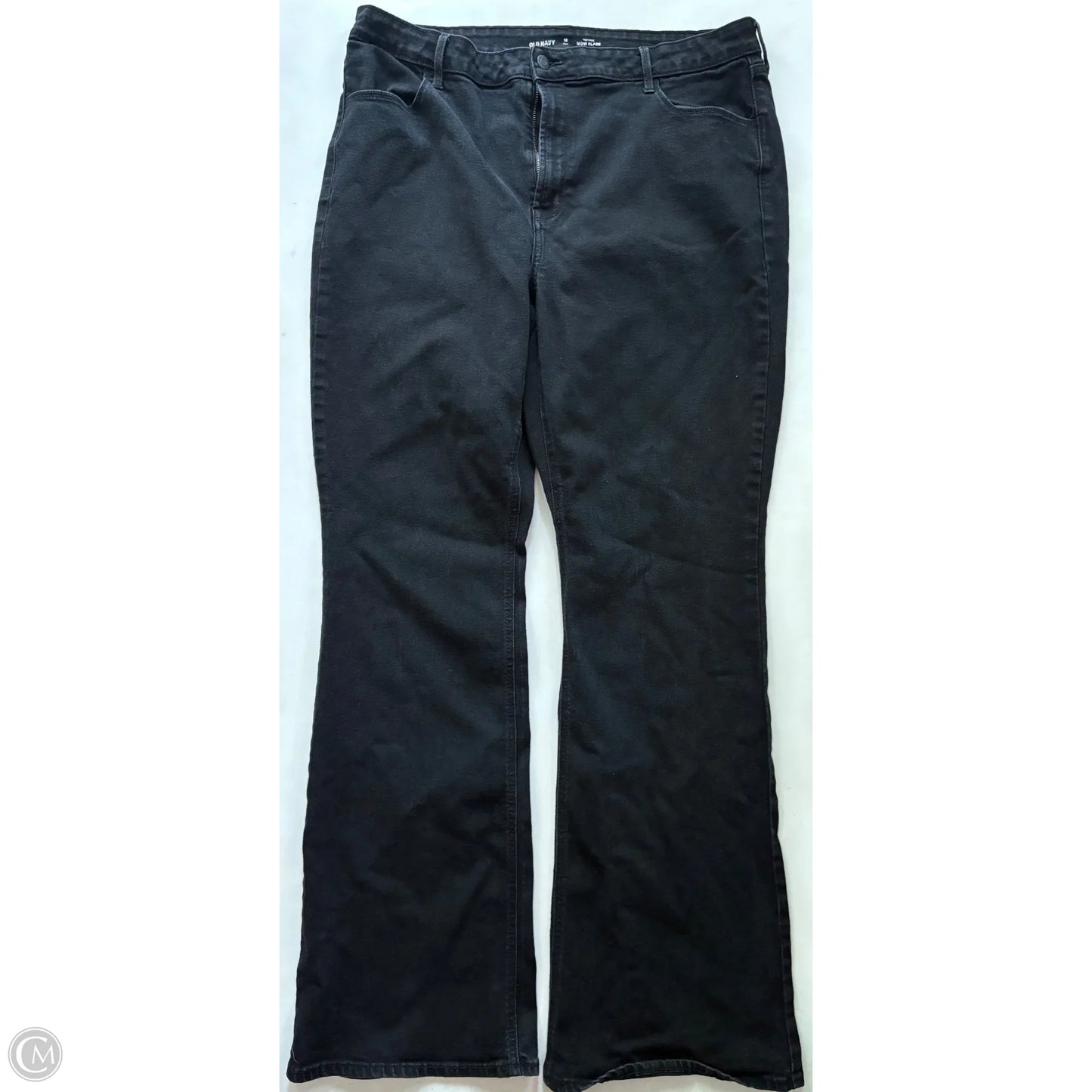 Jeans Flared By Old Navy In Black, Size: 18