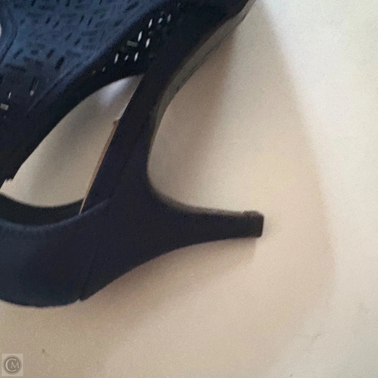 Sandals Heels Kitten By Life Stride In Blue, Size: 8