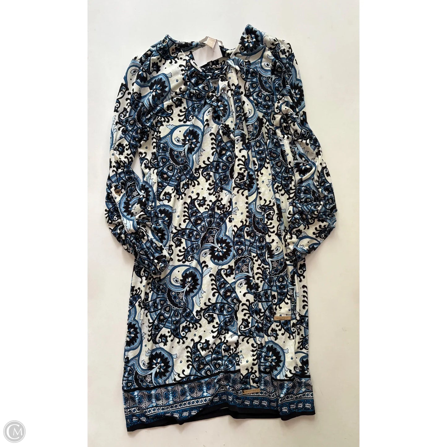 Dress Casual Midi By Michael By Michael Kors In Blue, Size: Xs