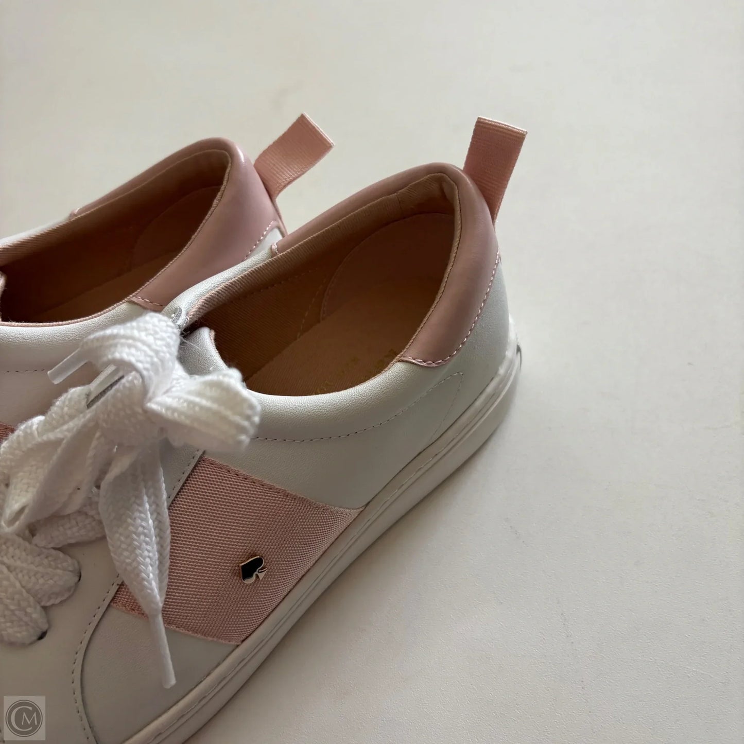 Shoes Designer By Kate Spade In Pink & White, Size: 7
