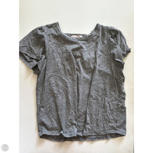 Athletic Top Short Sleeve By Philosophy In Grey, Size: Xl