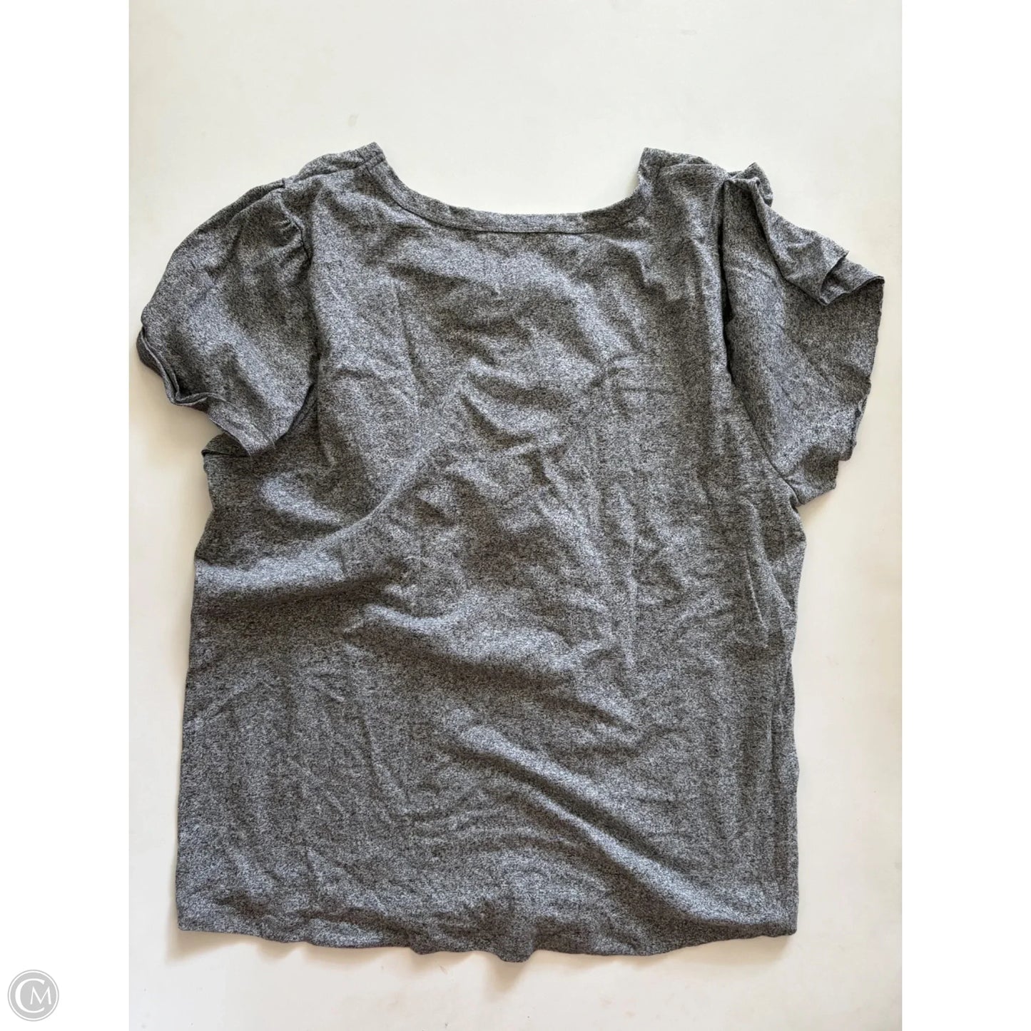 Athletic Top Short Sleeve By Philosophy In Grey, Size: Xl