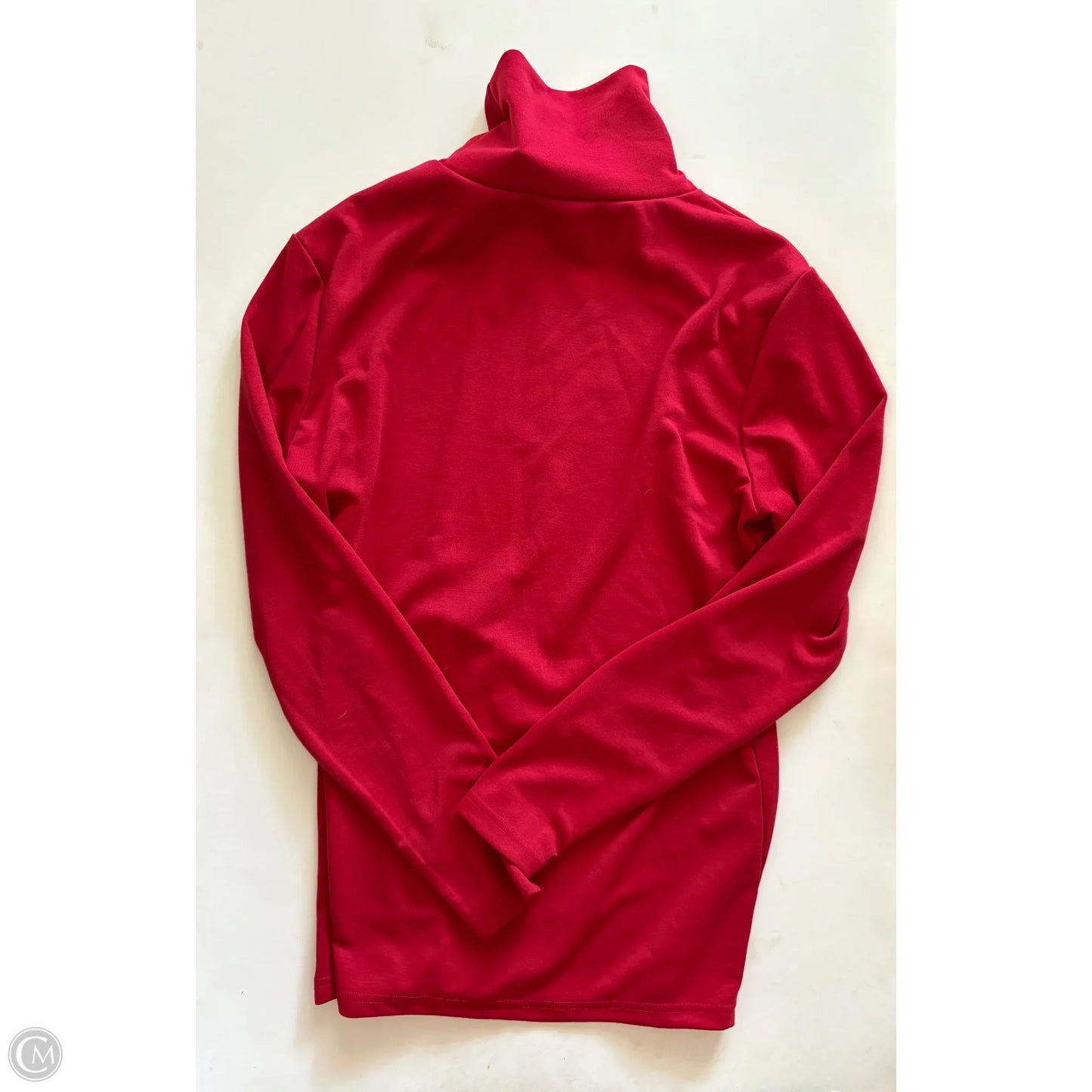 Blouse Long Sleeve By coofandy In Red, Size: M