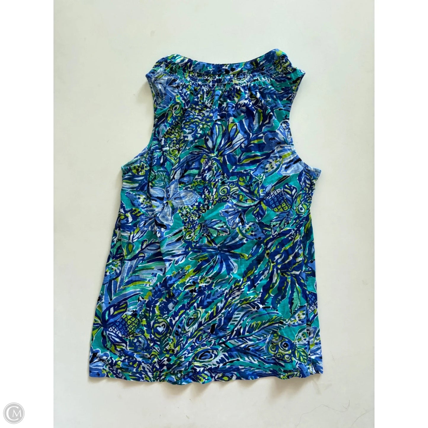 Tank Top Designer By Lilly Pulitzer In Blue, Size: Xs