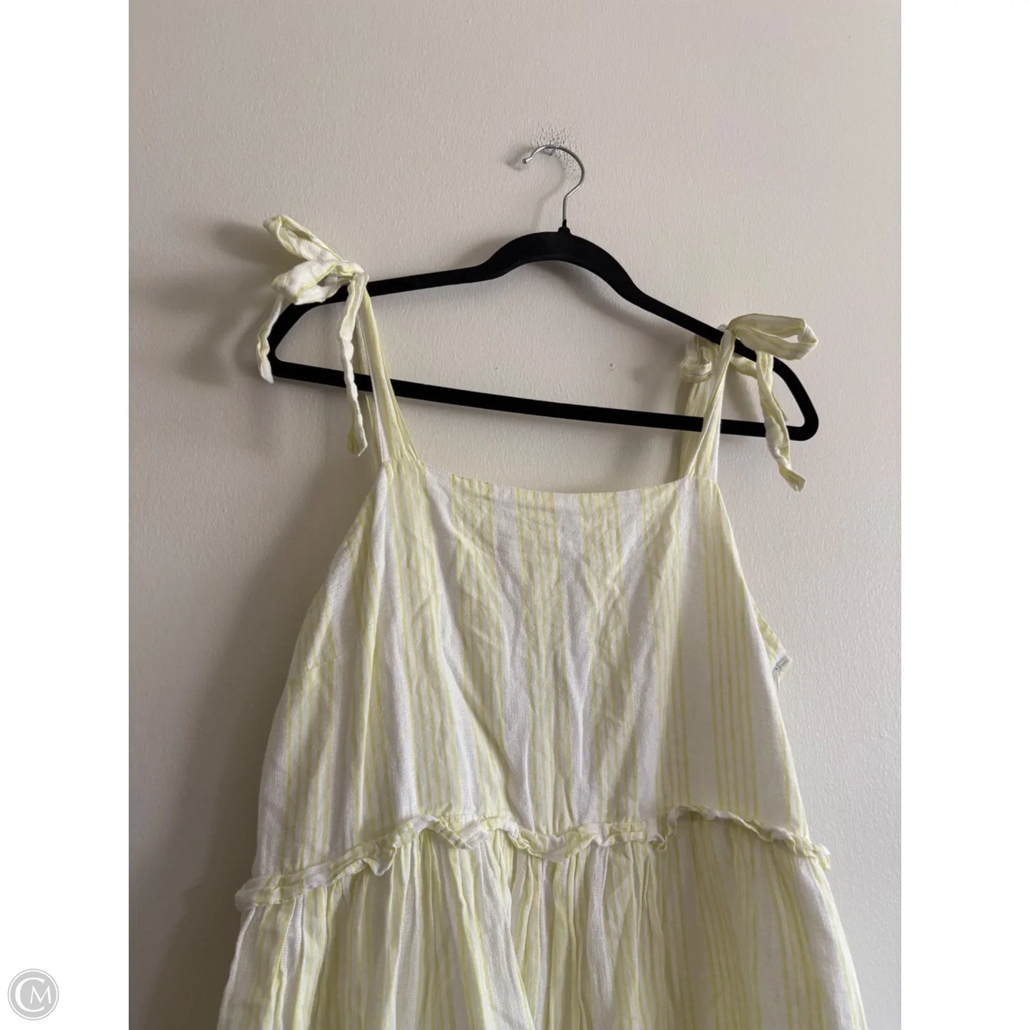 Dress Casual Midi By Mi Ami In Striped Pattern, Size: L