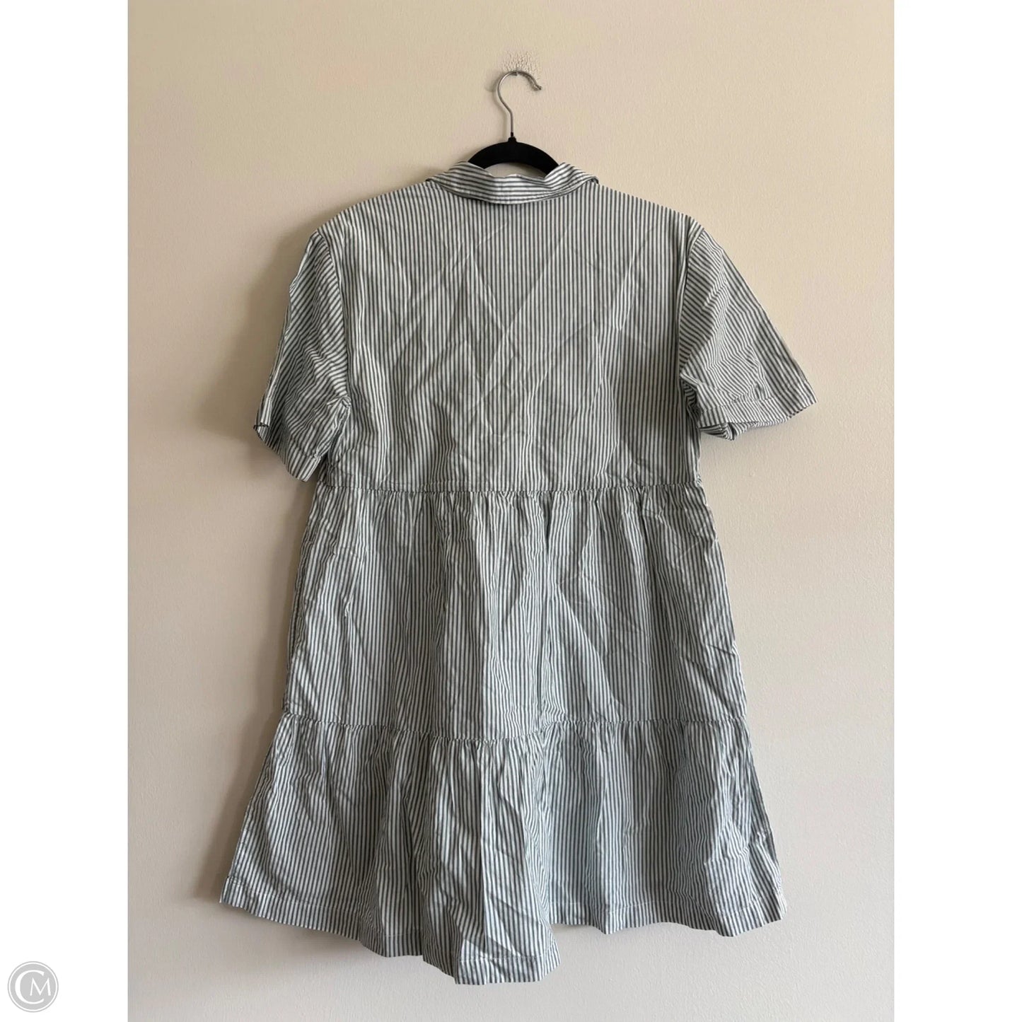 Dress Casual Midi By Gap In Striped Pattern, Size: S