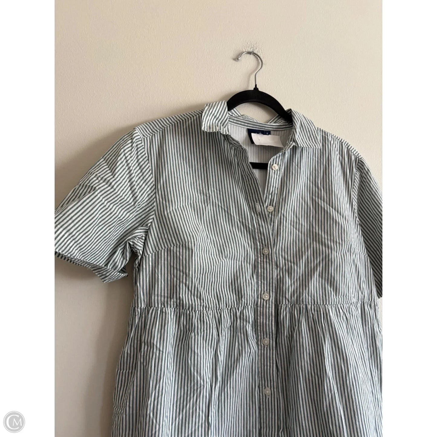 Dress Casual Midi By Gap In Striped Pattern, Size: S