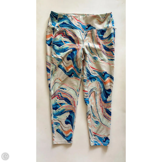 Athletic Leggings By Dsg Outerwear In Multi-colored, Size: Xl