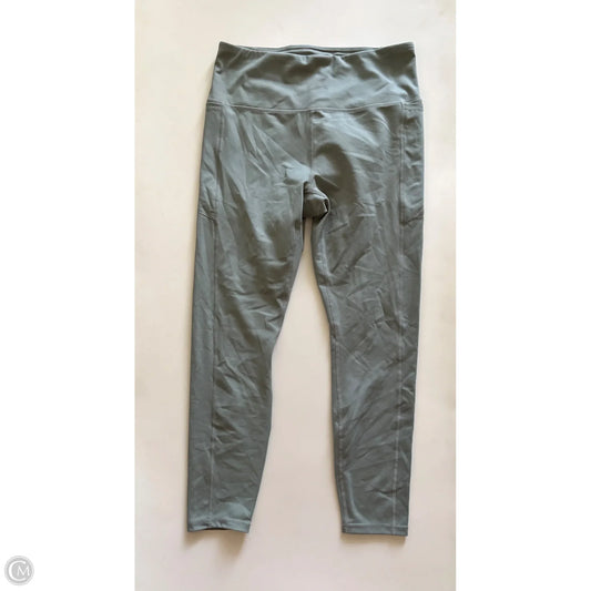 Athletic Leggings By Reebok In Blue, Size: L