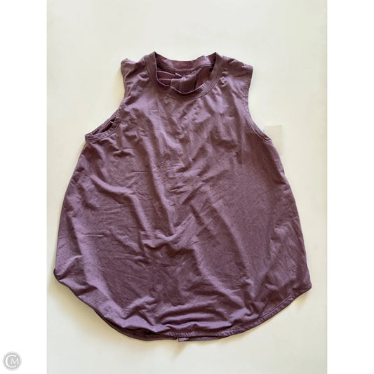 Athletic Tank Top By Lululemon In Purple, Size: S