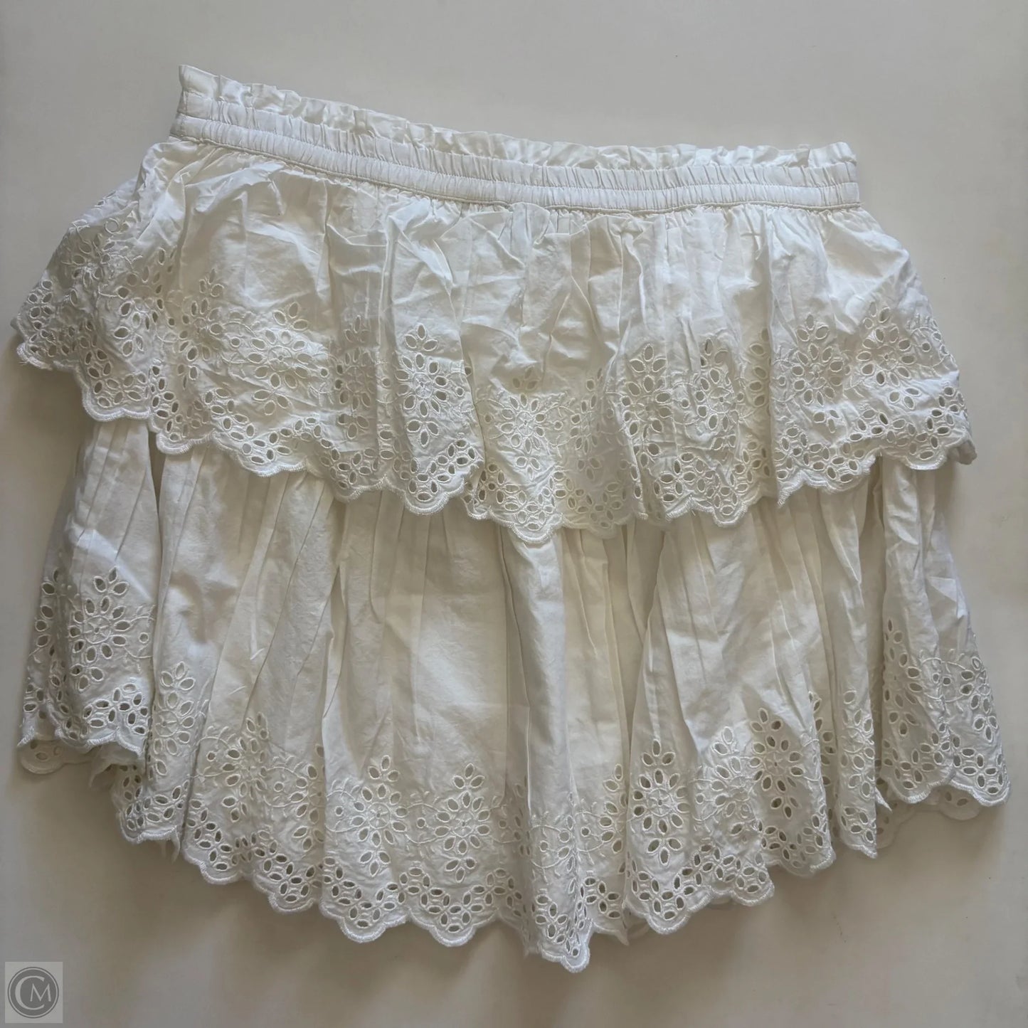 Skirt Mini & Short By Gap In White, Size: L