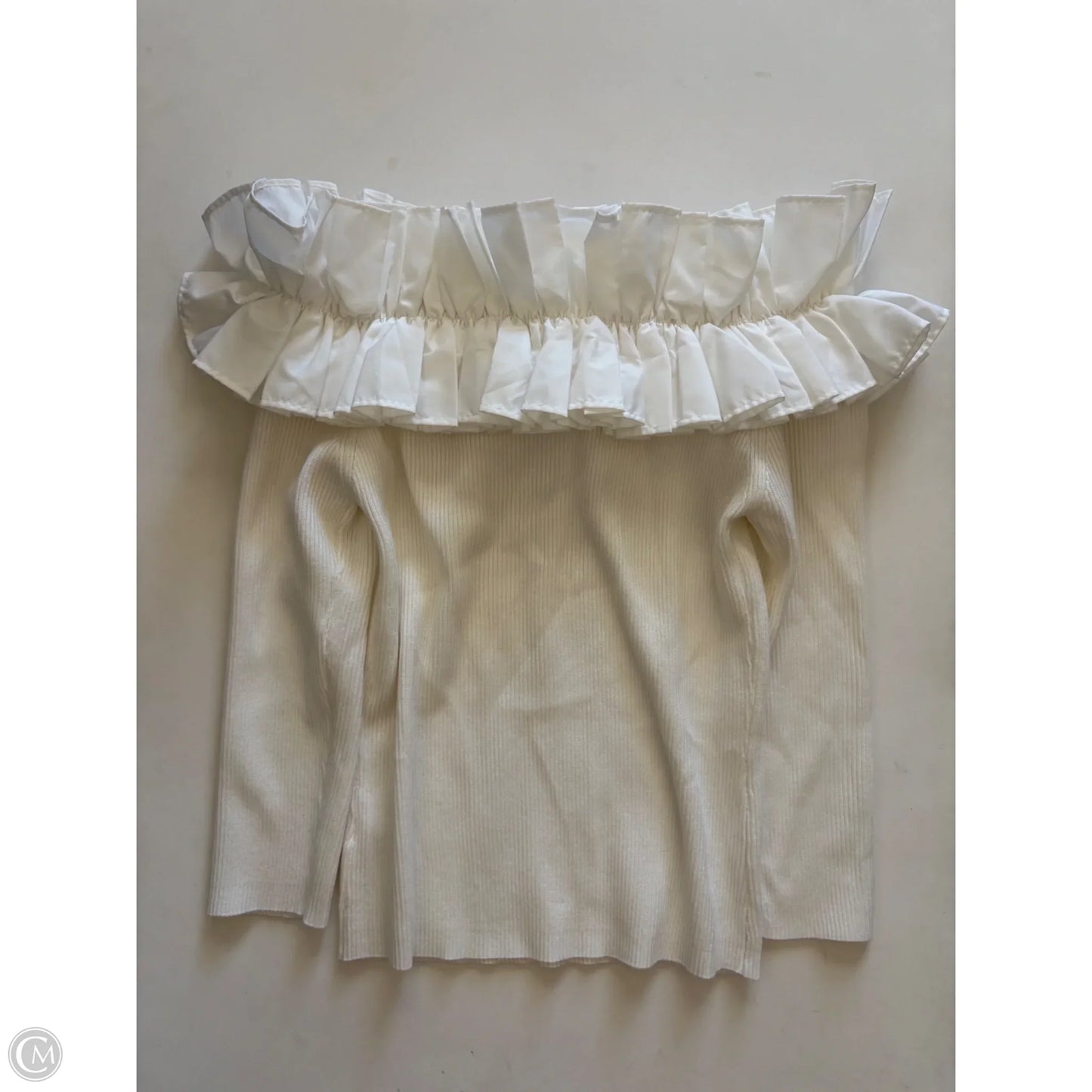 Sweater By New York And Co In Cream, Size: L