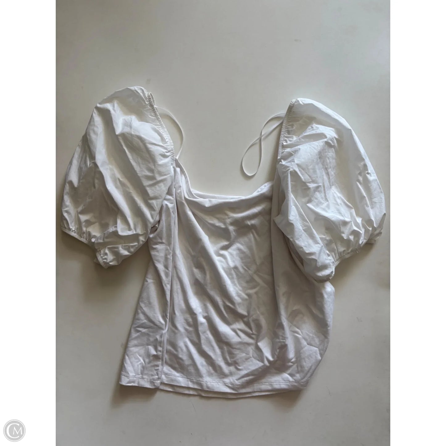 Top Short Sleeve By H&m In White, Size: Xl
