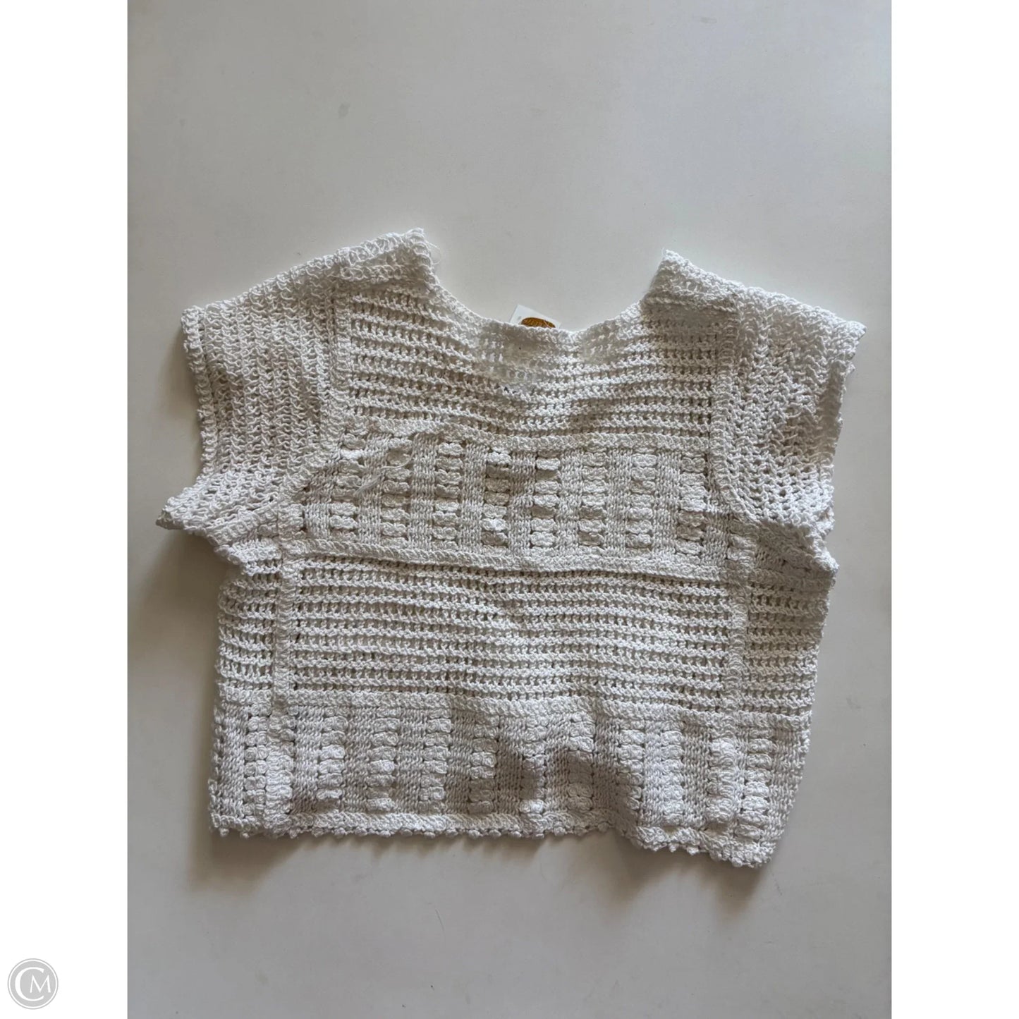 Top Short Sleeve By rebellion again In White, Size: M