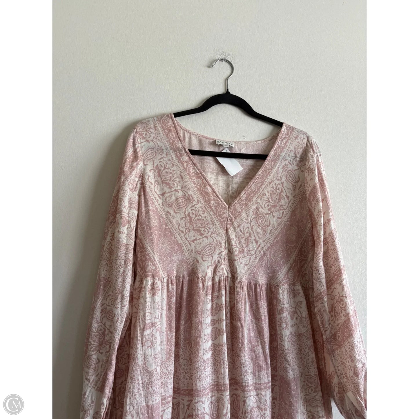 Dress Casual Maxi By Wonderly In Pink, Size: L
