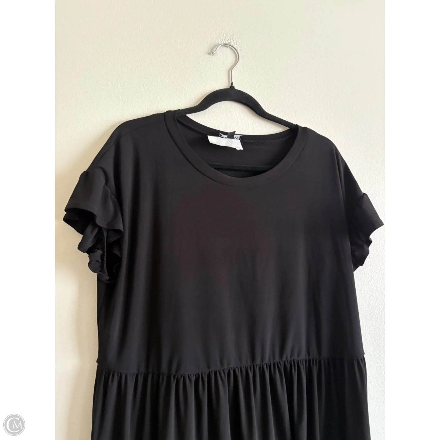 Dress Casual Midi By Express In Black, Size: Xl