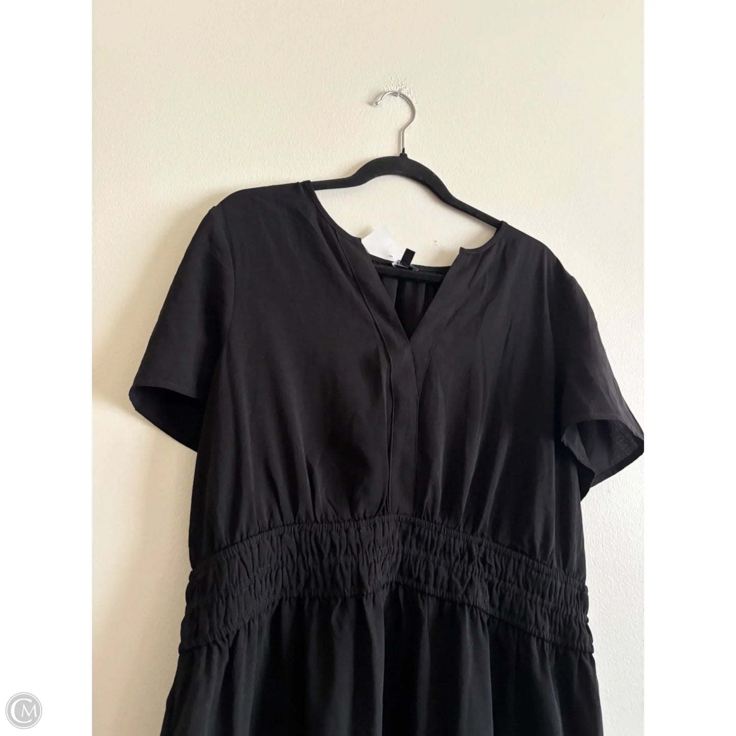 Dress Casual Midi By Express In Black, Size: Xl