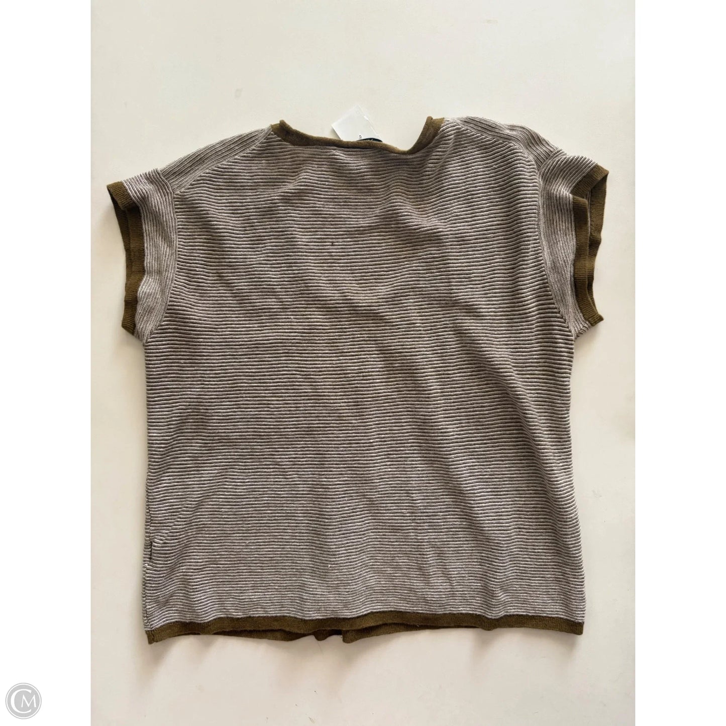 Top Short Sleeve By Madewell In Green, Size: M