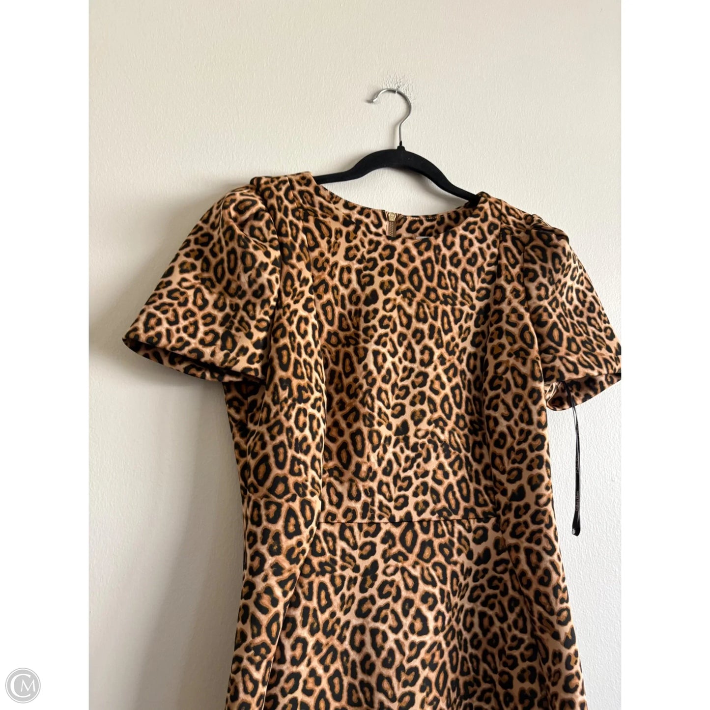 Dress Work By Calvin Klein In Animal Print, Size: 8