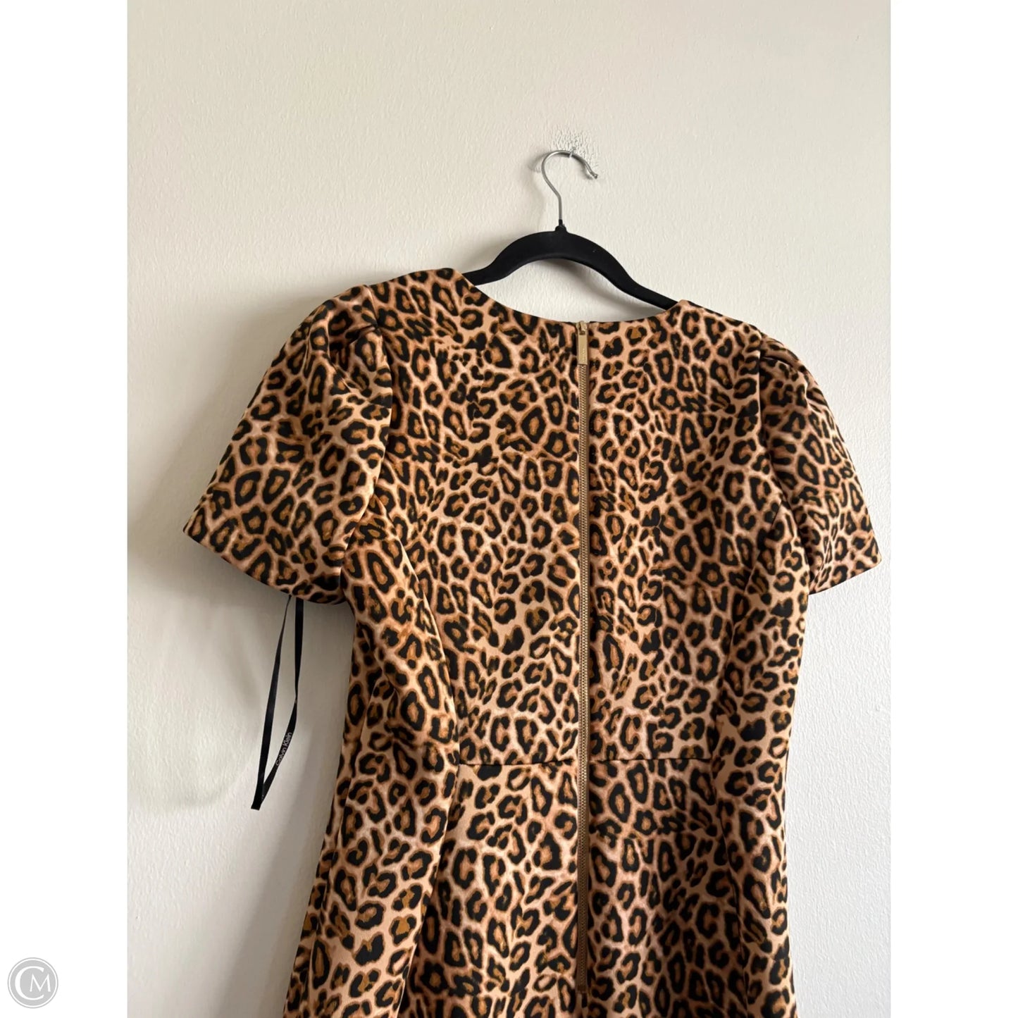 Dress Work By Calvin Klein In Animal Print, Size: 8