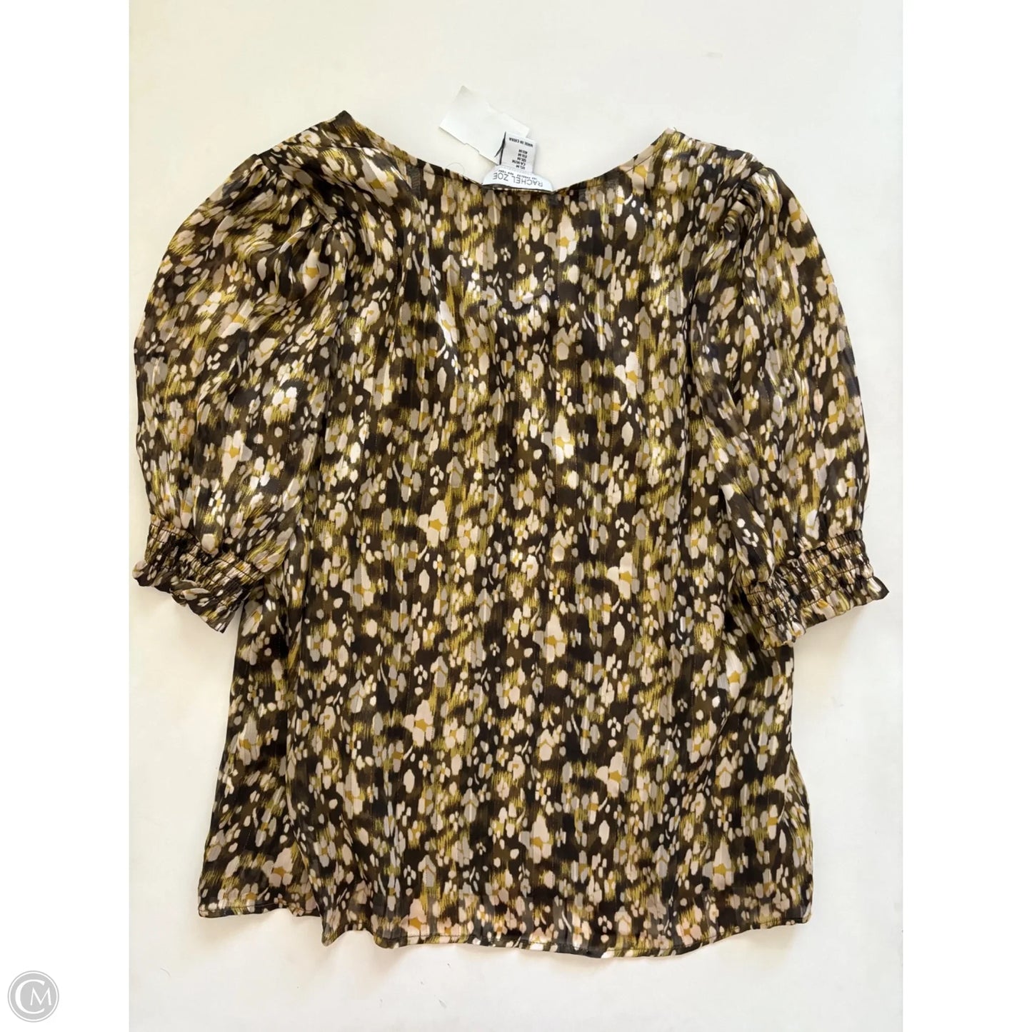Top Short Sleeve By Rachel Zoe In Green, Size: M