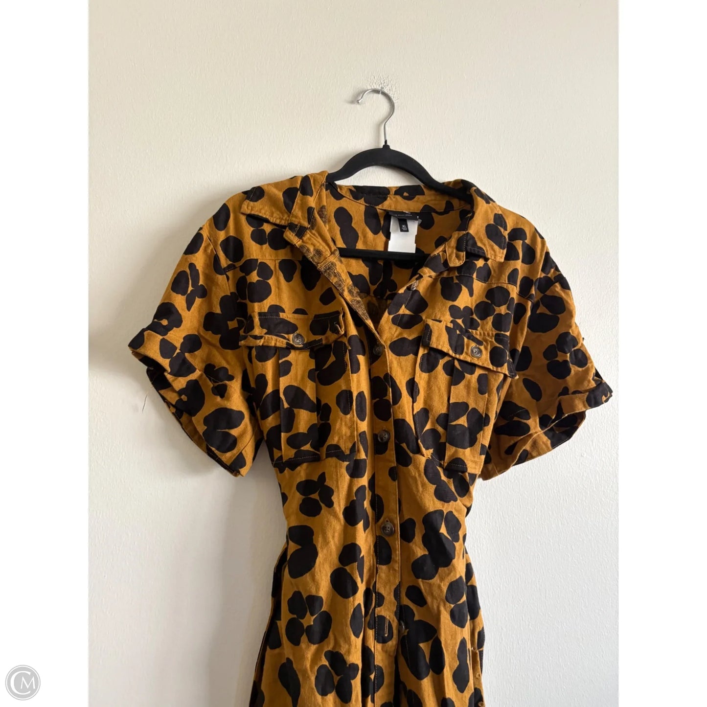 Dress Casual Maxi By Who What Wear In Tan, Size: Xl