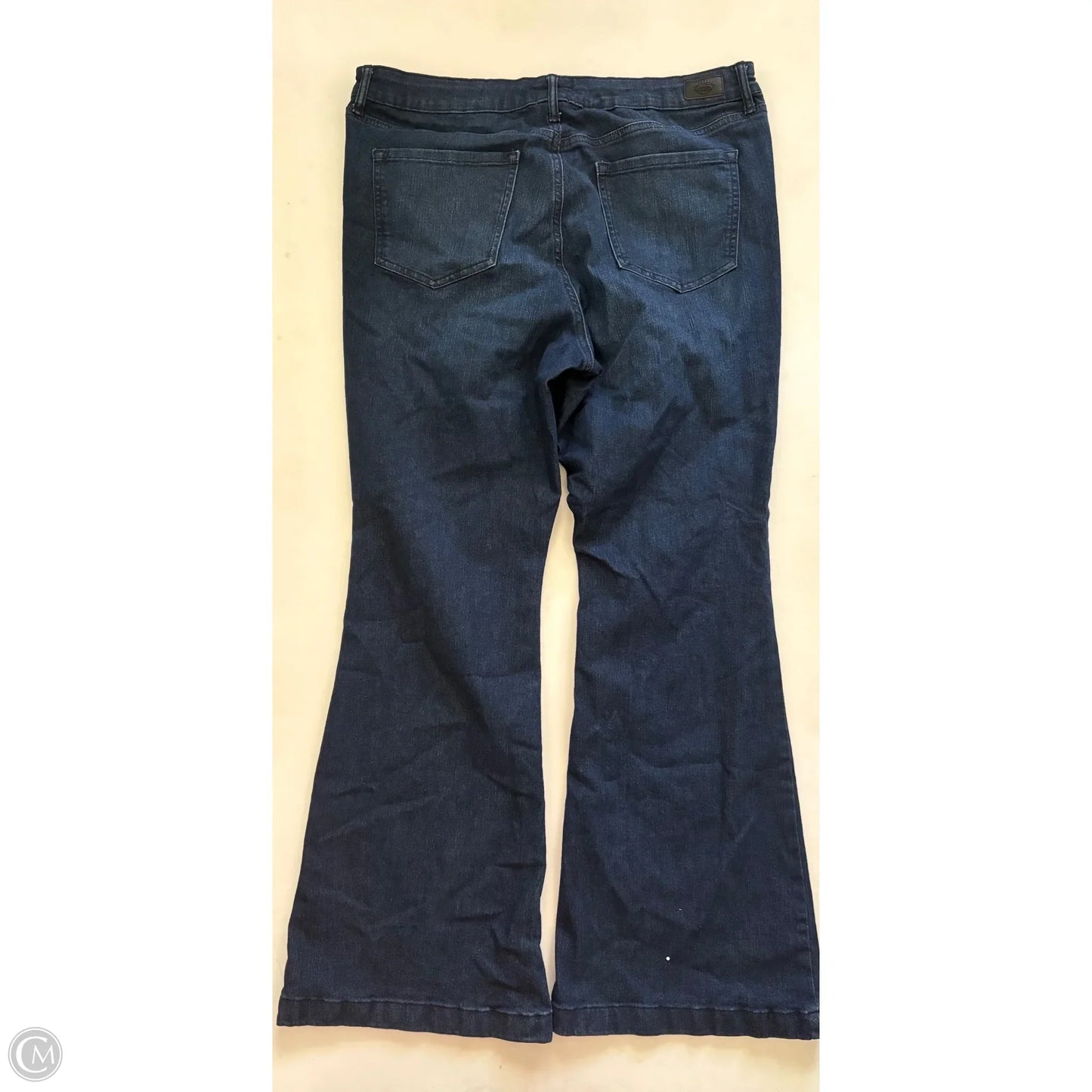 Jeans Flared By Sofia By Sofia Vergara In Blue, Size: 16