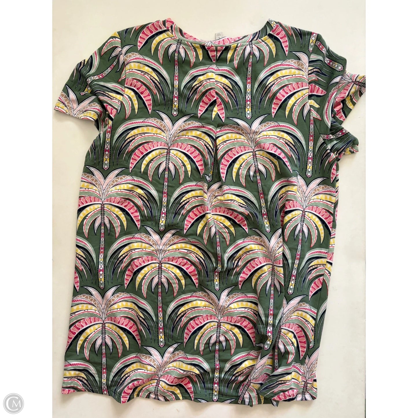 Top Short Sleeve By Crown And Ivy In Green, Size: L