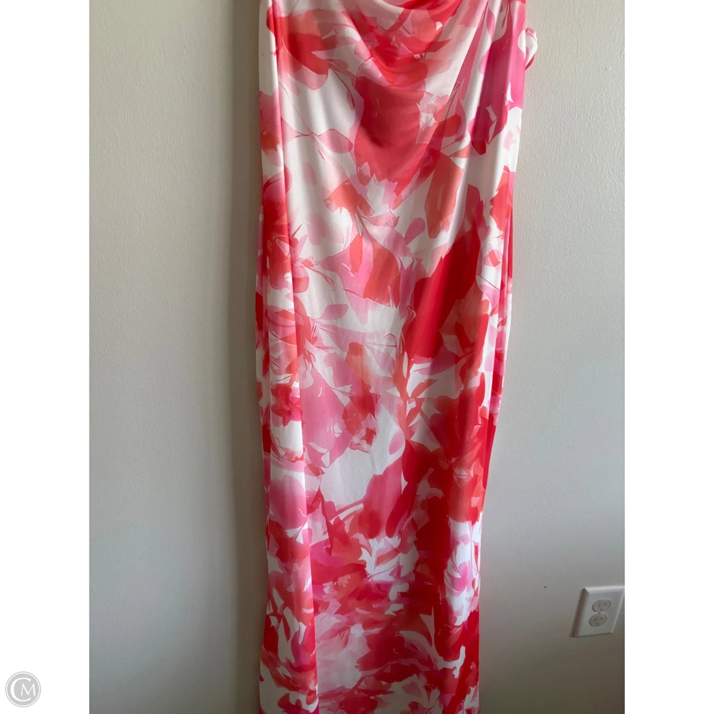 Dress Party Long By fashion In Orange & Pink, Size: Xxl