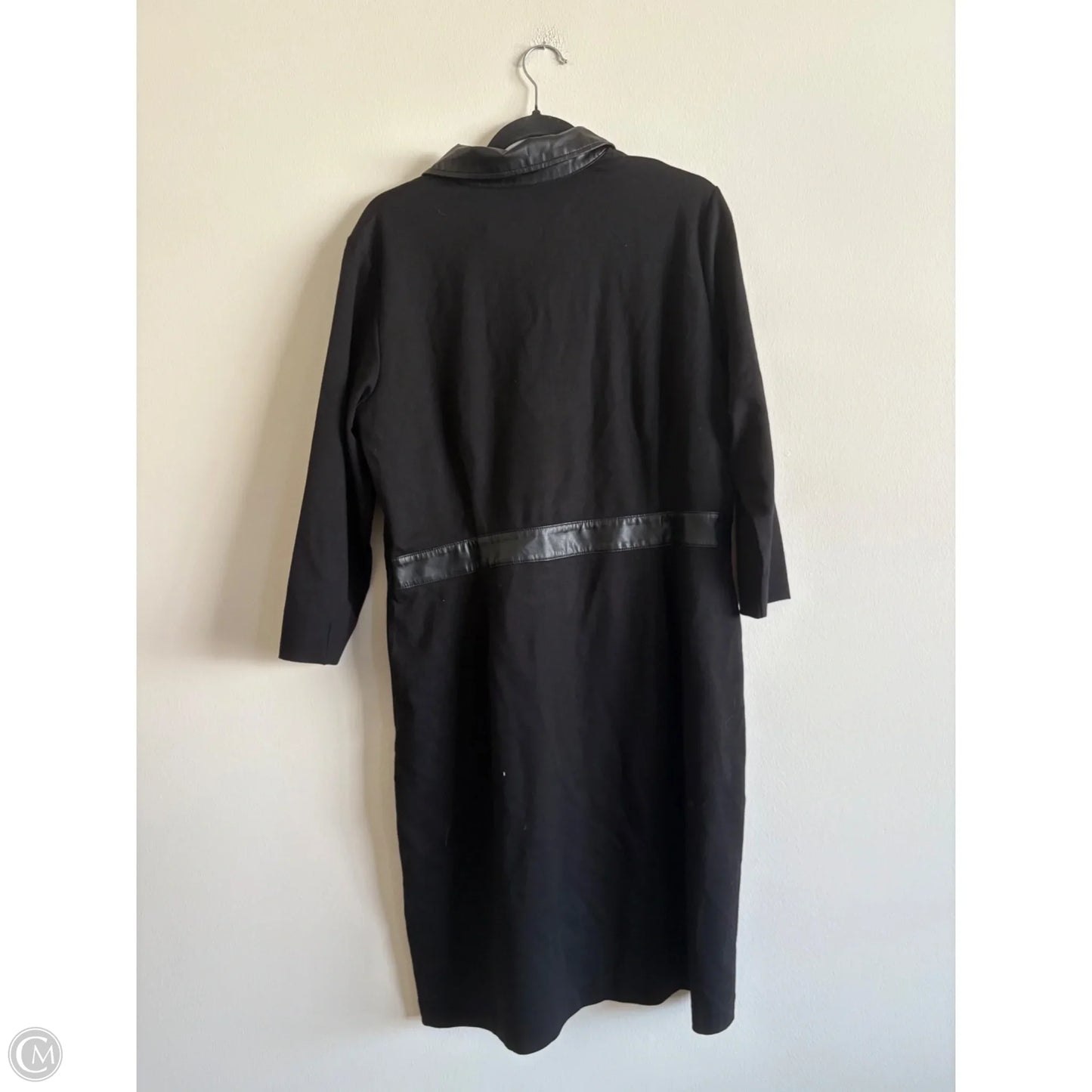 Dress Party Midi By Talbots In Black, Size: 16