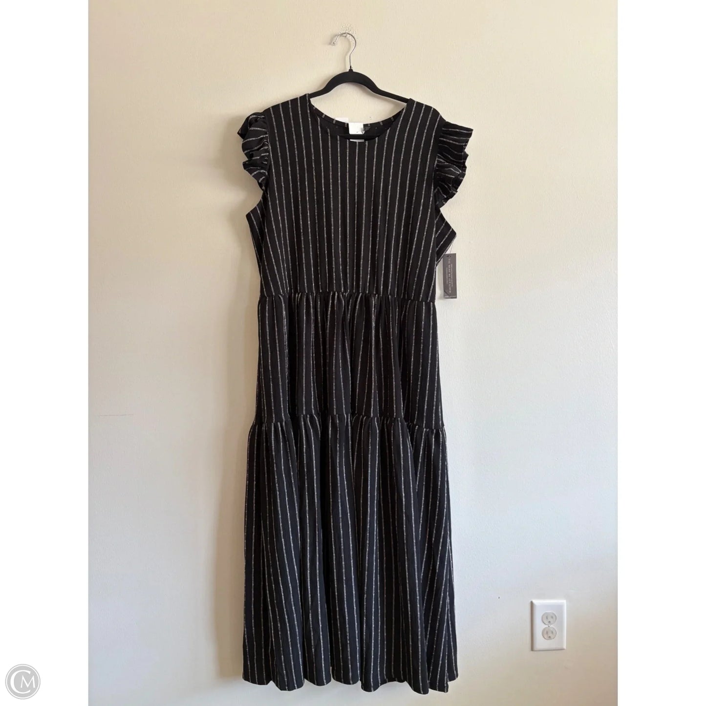 Dress Casual Maxi By Lane Bryant In Black, Size: 18
