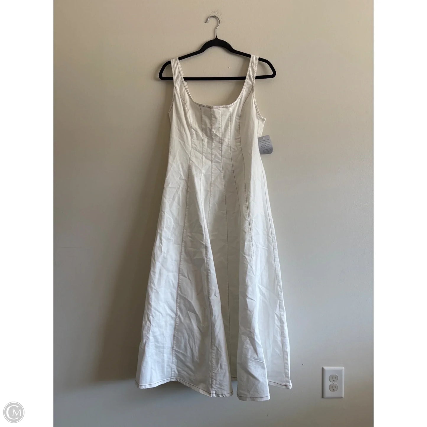 Dress Casual Maxi By Petal & Pup In White, Size: L