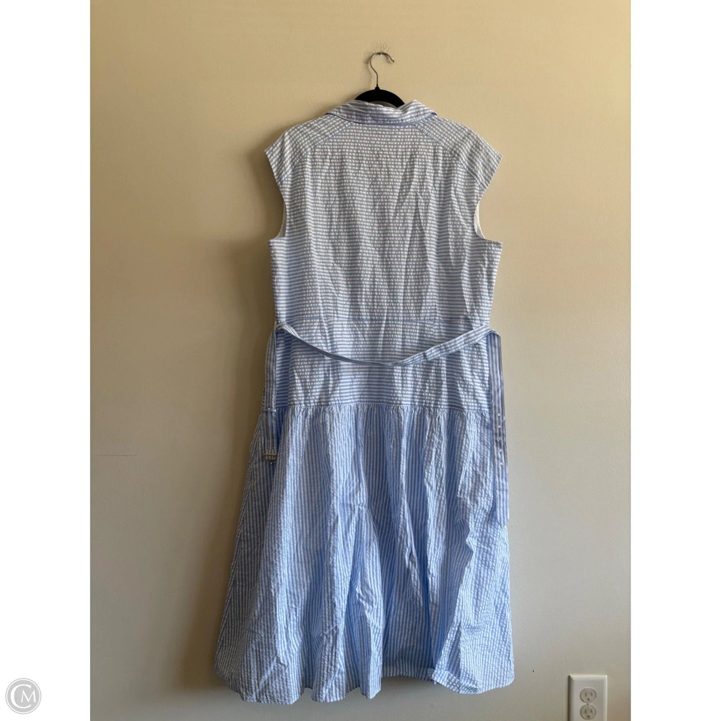 Dress Casual Maxi By Talbots In Blue, Size: 16