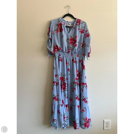 Dress Party Long By Cece In Blue, Size: Xl