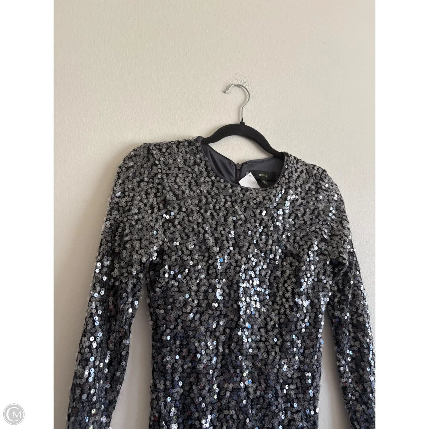 Dress Party Short By MAIA In Grey & Silver, Size: 2