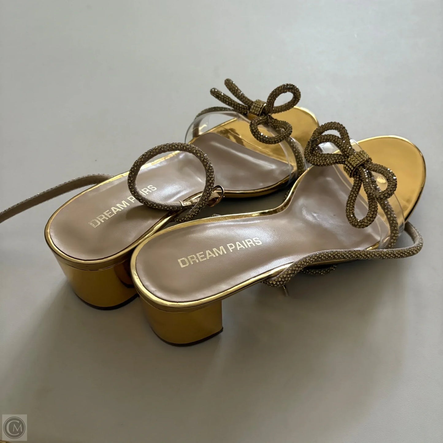 Shoes Heels Kitten By Dream Pairs In Gold, Size: 10
