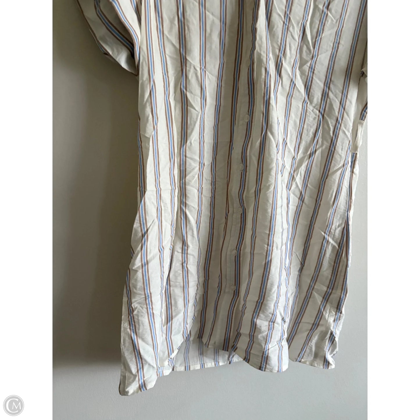 Dress Casual Short By Emma And Michele In Striped Pattern, Size: M