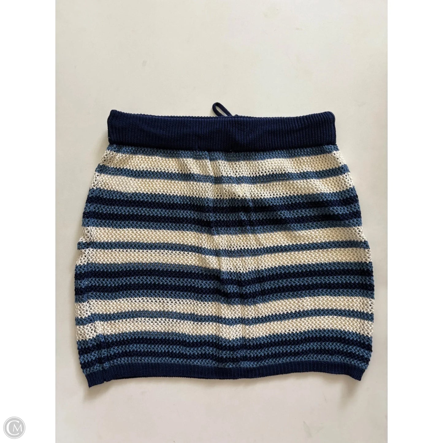 Skirt Set 2pc By C And C In Blue, Size: L