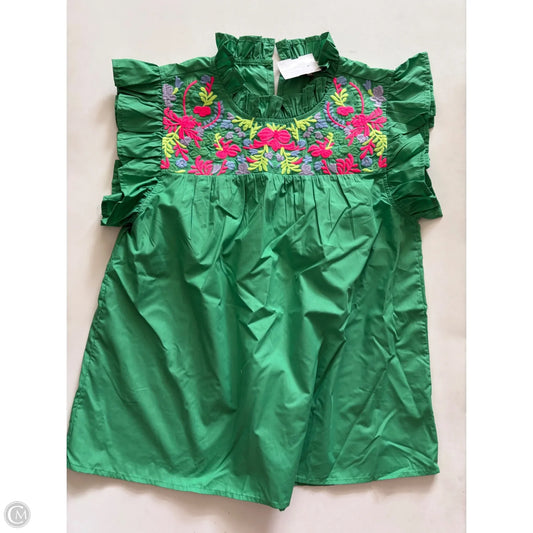 Top Short Sleeve By Jodifl In Green, Size: M