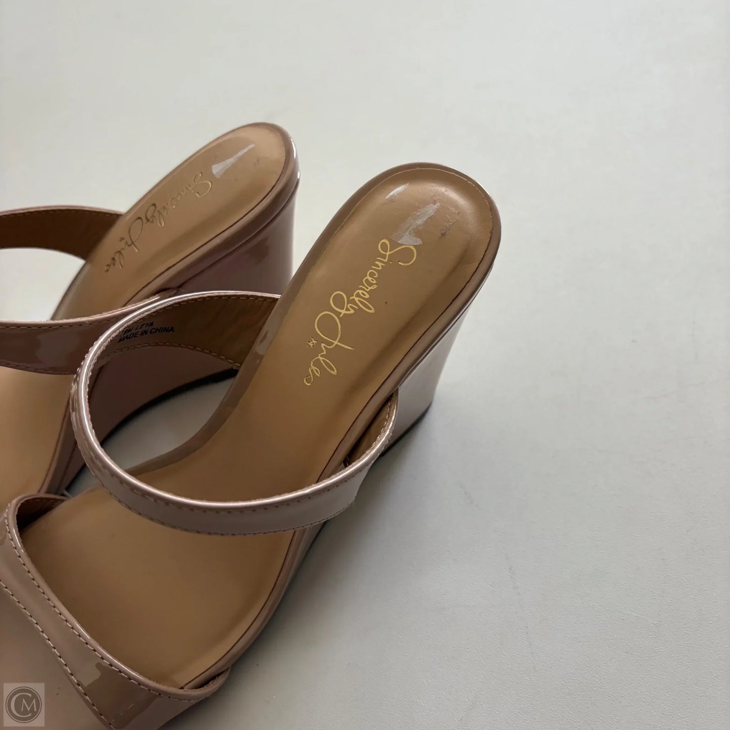 Shoes Heels Wedge By Sincerely Jules In Beige, Size: 8