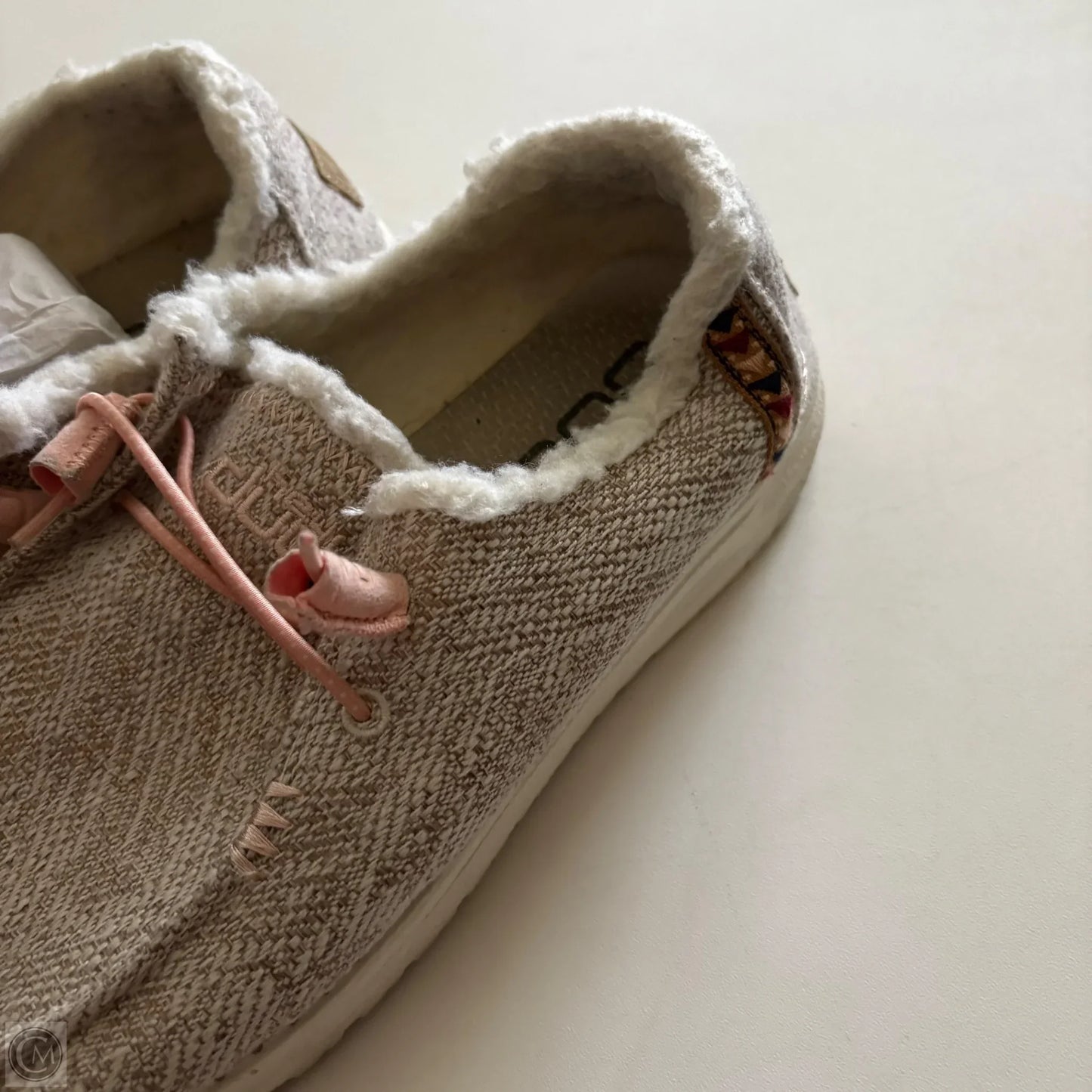 Shoes Sneakers By Hey Dude In Beige, Size: 8