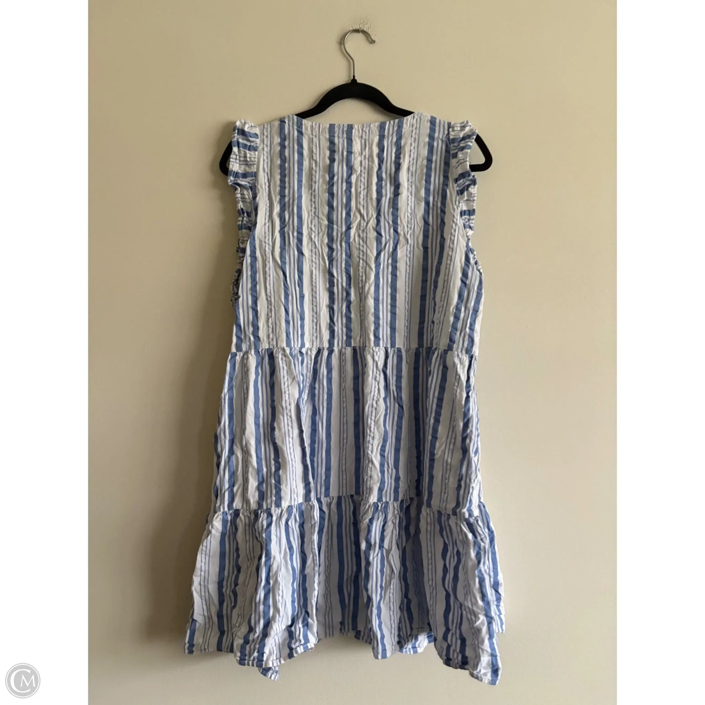 Dress Casual Short By Time And Tru In Striped Pattern, Size: L