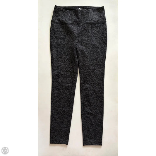 Athletic Leggings By Nicole Miller In Animal Print, Size: M
