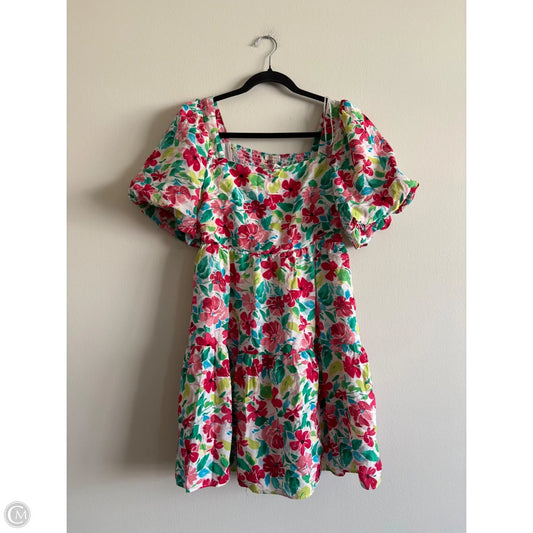 Dress Party Short By Skies Are Blue In Floral Print, Size: S